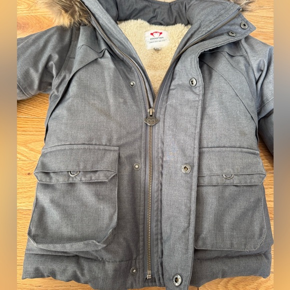 Appaman Charcoal Jacket with Faux Fur Hood - Picture 11 of 11